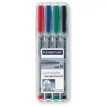 Rotulador Staedtler 315 WP4 negro azul verde rojo