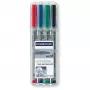 Rotulador Staedtler 315 WP4 negro azul verde rojo