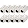 Acopladores modulares CAT 6A blindados Digitus 10 unidades RJ-45 contactos dorados