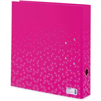 Archivador de colores HERMA A4 rosa anillas D cartón 1 ud.