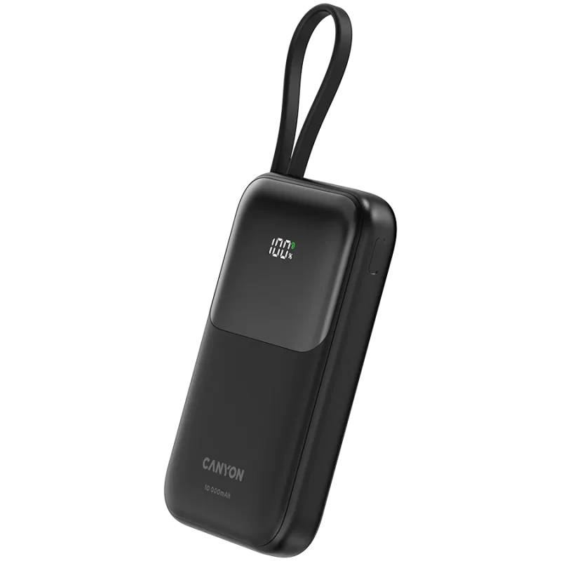 OnPower 101 con cable integrado 10000 mAh PD22.5W negro