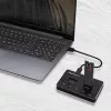 Qoltec 52274 Base de acoplamiento para SSD M.2 | NVMe | SATA | USB-C | DUAL 2 x 2TB