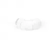 Alphacool Eiszapfen adaptador giratorio doble a 45°, G1/4 macho a G1/4 hembra, blanco