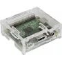 Carcasa Joy-IT para Raspberry Pi A+ transparente RB-Casea+01 — carcasa protectora, plástico transparente