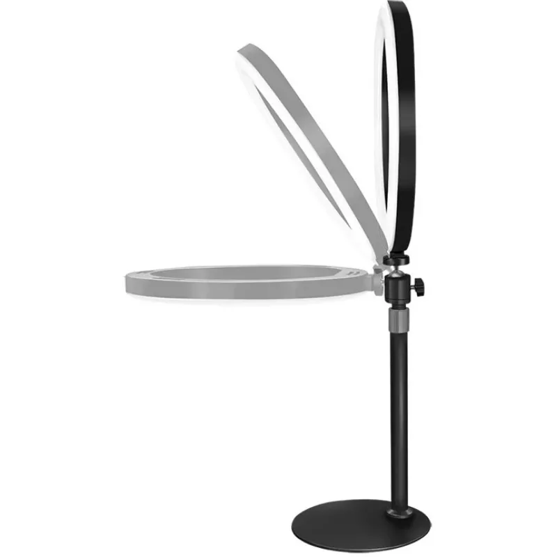 LogiLink trípode con anillo de luz para smartphone con disparador remoto para smartphone de 10,16 cm - 17,78 cm (4 - 17,80cm (7)), - 1 unidad (AA0152)
