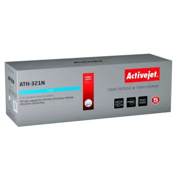 Tóner Activejet ATH-321N (sustituto de HP 128A CE321A; Supreme; 1300 páginas; cian)
