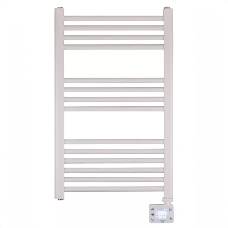 Radiador eléctrico de baño Adler AD 7824 600 W, blanco, IP24, montaje en pared, 500×900 mm