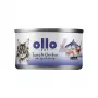 Ollo Atún y pollo con calamar y gambas en caldo Nº 4 70 g