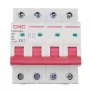 Interruptor automático CNC, 4P, 25A, clase C, 6kA