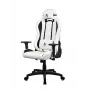 Silla gaming Arozzi Torretta SoftPU — blanco, revestimiento Soft-PU, reposabrazos ajustables, respaldo reclinable