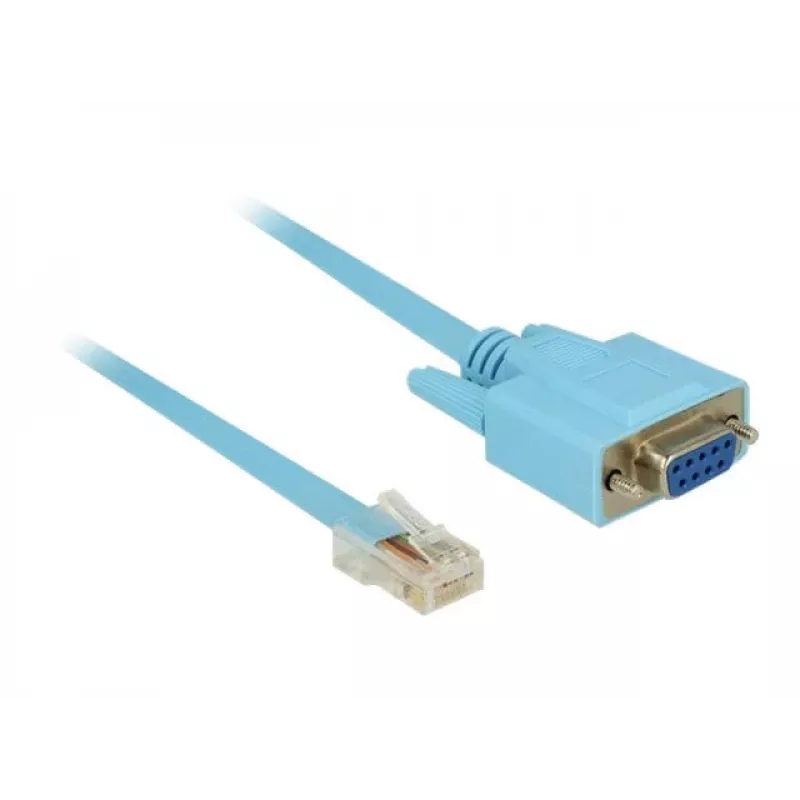 Cable serie DeLOCK 63341 azul 1 m DB-9