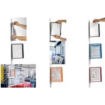 Sistema de paneles de visualización Durable VARIO MAGNET WALL 5 set naranja