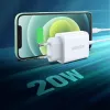 Fuente de alimentación Ugreen USB Power Delivery 3.0 Quick Charge 4.0+ 20W 3A (blanco)