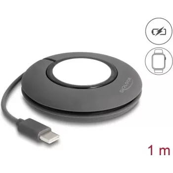 Estación de carga DeLOCK 83019 accesorio para smart wearable gris blanco silicona
