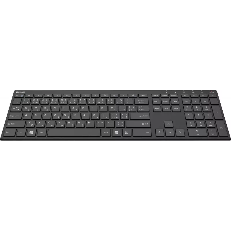 Teclado inalámbrico YENKEE YKB 2000 CSBK – diseño delgado y compacto, conexión inalámbrica