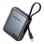 Vention FHEH0 batería externa 10000 mAh 35 W con cable USB-C, gris