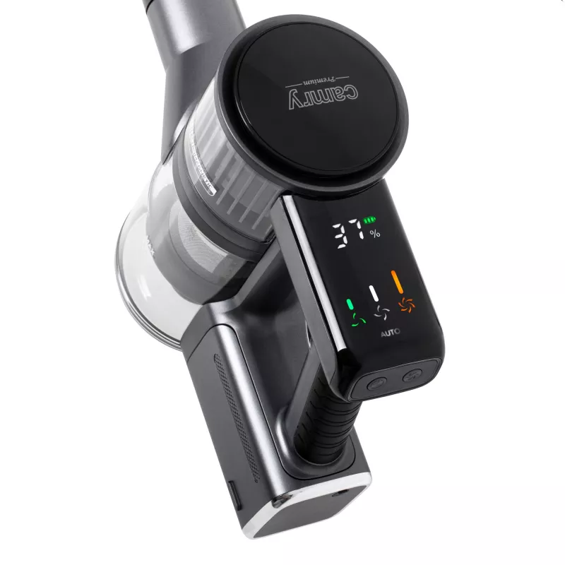 Aspirador de escoba con batería Camry CR 7063 - PRO LED negro