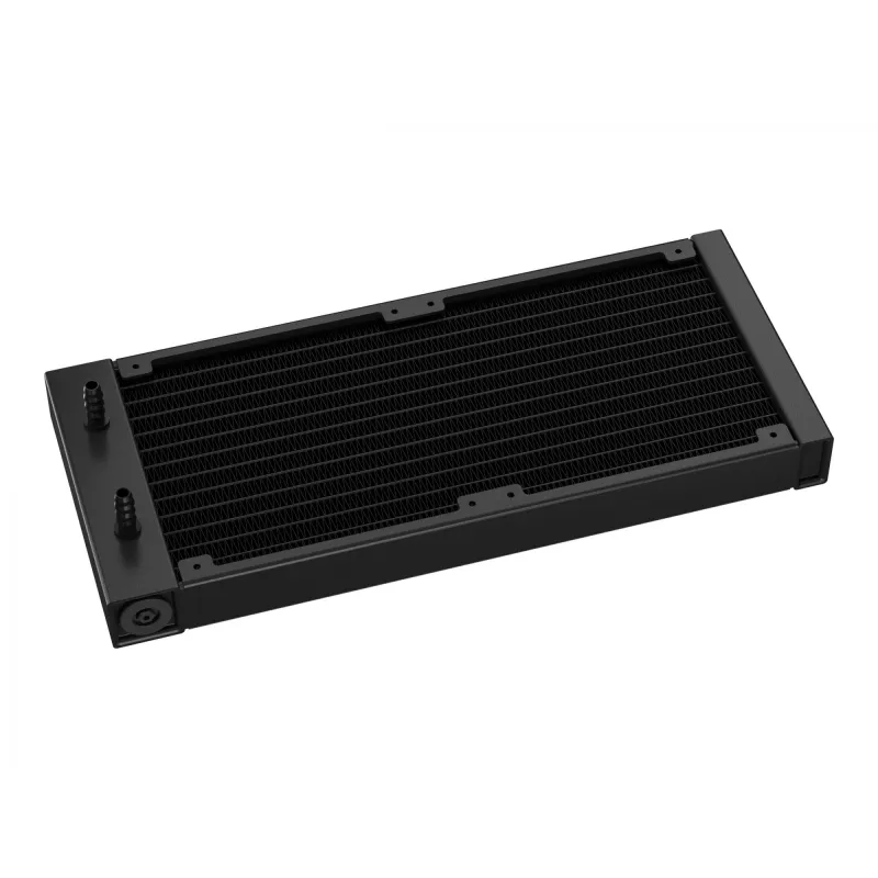 DeepCool LS520S Zero Dark refrigeración líquida AIO para CPU, 240 mm, 2 ventiladores PWM de 120 mm, AM4/AM5/LGA2066, negra