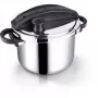 Olla a presión para cocina Lamart LTDSD6 6 l Negra Acero inoxidable
