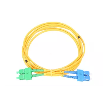 Latiguillo Extralink SC/UPC - SC/APC, monomodo dúplex, fibra óptica G.652D, PVC 3 mm, 5 m