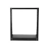 StarTech.com rack de servidor de sobremesa 2-Post 12U Heavy-Duty, bastidor de rack de ordenador abierto pequeño de 19