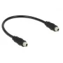 Cable de audio 3,5 mm DeLOCK 85115 0,25 m negro