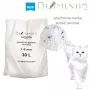 Arena para gatos DIAMENTIQ Neutral granulado de sílice aglomerante 30 L — sin perfume, 1–6 mm