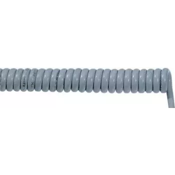 LAPP 73220320 cable espiral UNITRONIC® SPIRAL LiF2Y11Y 100 mm / 400 mm 6 x 0,14 mm² gris 1 ud. (73220320)