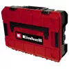 Einhell 4540019 E-Case S-F maletín de sistema con espuma reticulada, resistente a salpicaduras, polipropileno, carga de 25 kg, negro/rojo