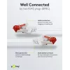 Wentronic Goobay cable de red CAT 6, S/FTP (PiMF), blanco, 3 m – LSZH libre de halógenos, cobre (93507)