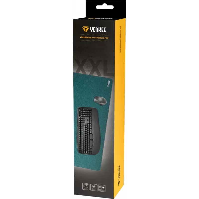 Alfombrilla para ratón y teclado YENKEE YPM 9040GN Office XXL