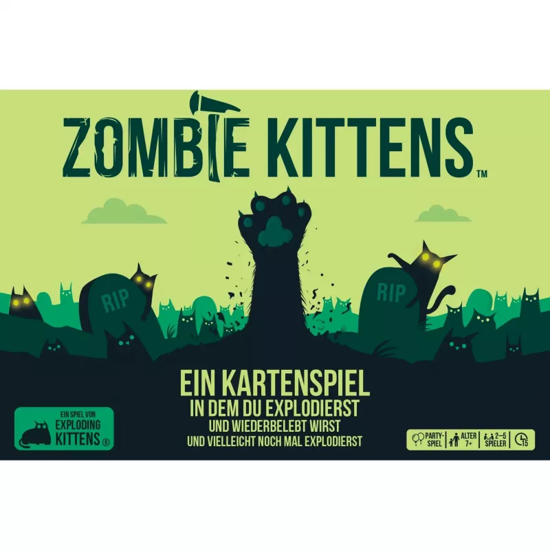 Zombie Kittens, juego de cartas