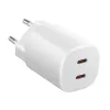 Cargador Xiaomi Nano Turbo 45W Blanco — 2× USB‑C AC interior para smartphone y tablet