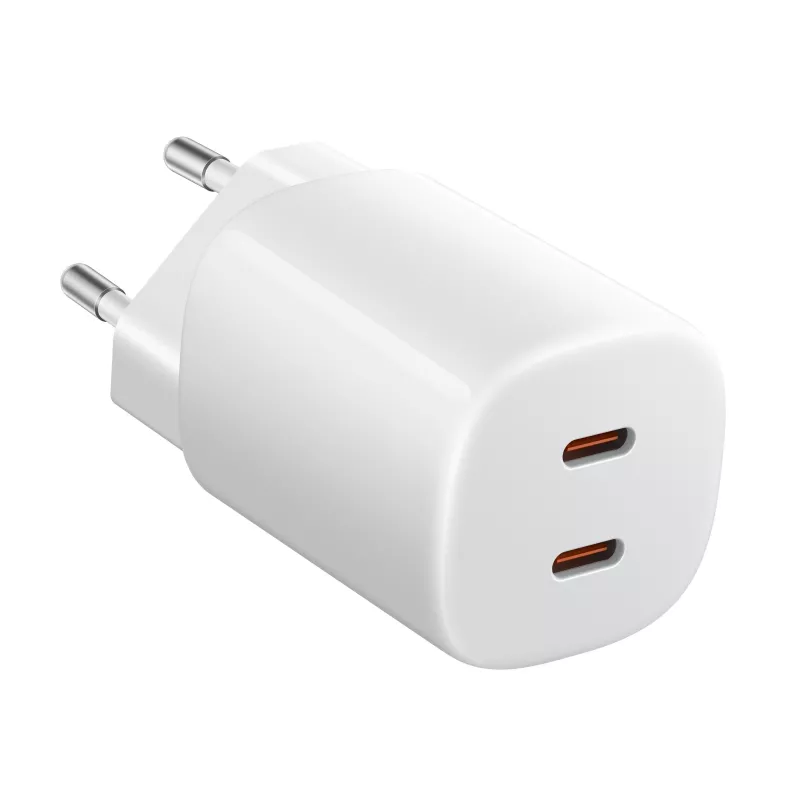 Cargador Xiaomi Nano Turbo 45W Blanco — 2× USB‑C AC interior para smartphone y tablet