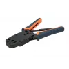 Alicates de crimpar RJ45 Extralink 4P+6P+8P con trinquete para conectores modulares, 1 ud.