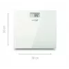 Ecomed by Medisana PS-72E báscula de persona – 150 kg, plataforma de cristal, blanca