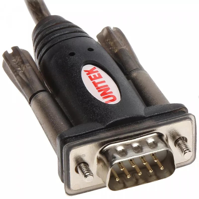 Cable serie UNITEK Y-105A negro 1,5 m USB Type-A DB-9