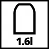 Einhell 3407000 - gris - negro - 1,3 m - 8 mm - 390 g - 560 g