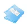 Caja para disco duro LogiLink para discos externos de 2.5, caja de protección azul, resistente a golpes y agua, con cierre (UA0131)