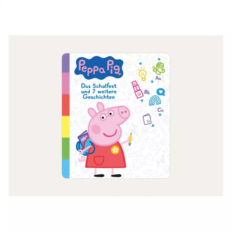 Peppa Pig - La fiesta escolar y 7 historias más, figura de audio