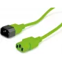 Roline - Cable de alimentación - IEC 60320 C14 a IEC 60320 C13 - CA 250 V - 10 A - 1,8 m - moldeado - Verde
