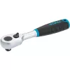 HiPer Carraca reversible de dentado fino 863HP, 1/4 (negro/azul, ángulo de giro 4°, retención de bola)