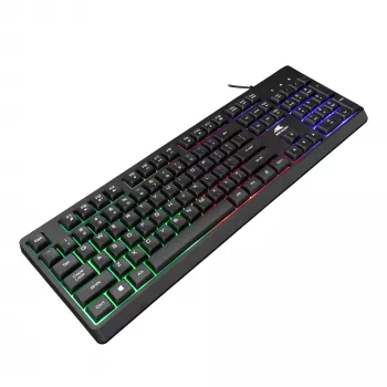 Teclado US Baracuda Starfish negro Modelo STARFISH — formato compacto, distribución US
