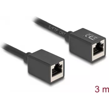 Cable de red DeLOCK 90332 RJ-45 Cat6a 3 m negro
