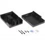 Carcasa de aluminio para Raspberry Pi 4 B (negra (mate))