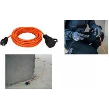 Alargador de corriente Brennenstuhl 1169930 10m 1 toma AC exterior naranja