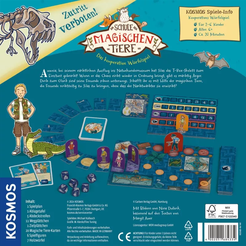 Kosmos Die Schule der magischen Tiere - Zutritt verboten!, juego de mesa