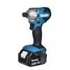 Atornillador de impacto a batería Makita DTD156RTJ 2500 RPM verde