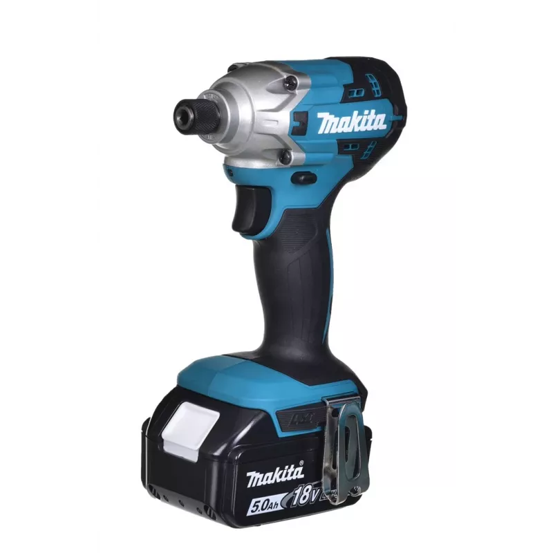 Atornillador de impacto a batería Makita DTD156RTJ 2500 RPM verde