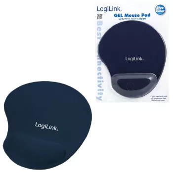 LogiLink ID0027B alfombrilla de ratón azul